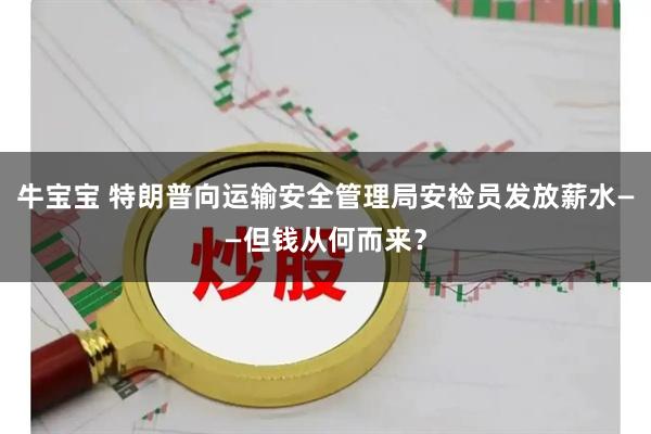 牛宝宝 特朗普向运输安全管理局安检员发放薪水——但钱从何而来？