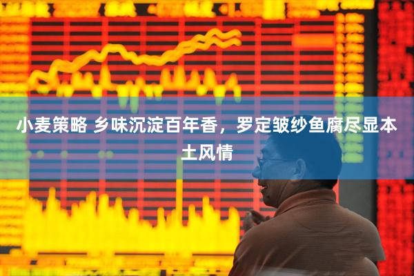 小麦策略 乡味沉淀百年香，罗定皱纱鱼腐尽显本土风情